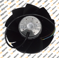 EBMPAPST A2E200-AH38-01  230V AC MONAFAZE METAL KANAT EMİŞ SİEMENS SPİNDLE MOTOR FANI