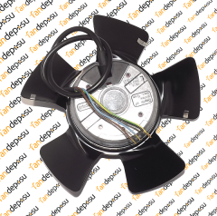 EBMPAPST A2E200-AF02-01  230V AC MONAFAZE METAL KANAT EMİŞ SİEMENS SPİNDLE MOTOR FANI