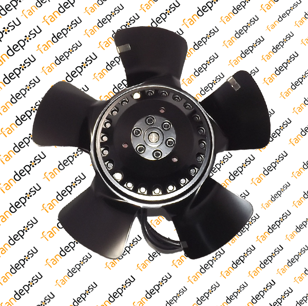 EBMPAPST A2E200-AF02-01  230V AC MONAFAZE METAL KANAT EMİŞ SİEMENS SPİNDLE MOTOR FANI