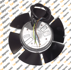 EBMPAPST A2E170-AF23-02  230V AC MONAFAZE METAL KANAT ÜFLEME SİEMENS SPİNDLE MOTOR FANI