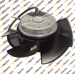 EBMPAPST A2E170-AF23-01  230V AC MONAFAZE METAL KANAT EMİŞ SİEMENS SPİNDLE MOTOR FANI