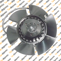 EBMPAPST A2E170-AF23-01  230V AC MONAFAZE METAL KANAT EMİŞ SİEMENS SPİNDLE MOTOR FANI