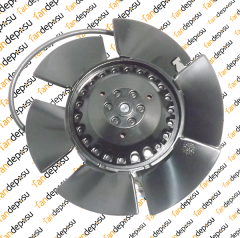 EBMPAPST A2E170-AF23-01  230V AC MONAFAZE METAL KANAT EMİŞ SİEMENS SPİNDLE MOTOR FANI