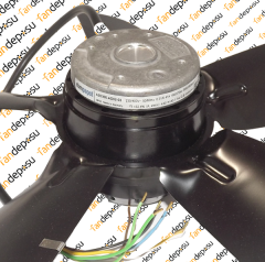 EBMPAPST A2D300-AD02-02  380/400V AC TRİFAZE METAL KANAT ÜFLEME SİEMENS SPİNDLE MOTOR FANI