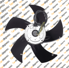 EBMPAPST A2D300-AP02-02  380/400V AC TRİFAZE METAL KANAT ÜFLEME SİEMENS SPİNDLE MOTOR FANI