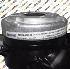 EBMPAPST A2D300-AP02-02  380/400V AC TRİFAZE METAL KANAT ÜFLEME SİEMENS SPİNDLE MOTOR FANI