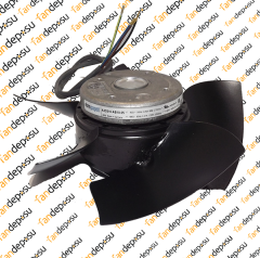 EBMPAPST A2D210-AB10-05  380/400V AC TRİFAZE METAL KANAT EMİŞLİ SİEMENS SPİNDLE MOTOR FANI