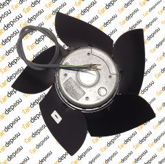 EBMPAPST A2D210-AB10-05  380/400V AC TRİFAZE METAL KANAT EMİŞLİ SİEMENS SPİNDLE MOTOR FANI