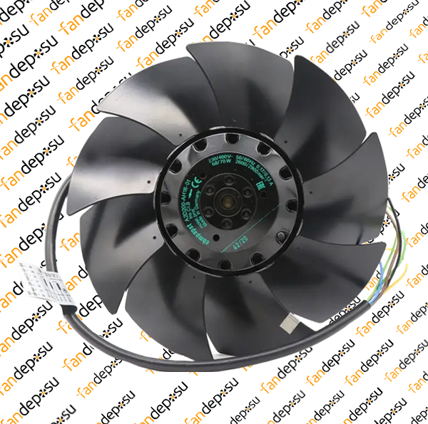 EBMPAPST A2D200-AH18-01  380/400V AC TRİFAZE METAL KANAT EMİŞ SİEMENS SPİNDLE MOTOR FANI