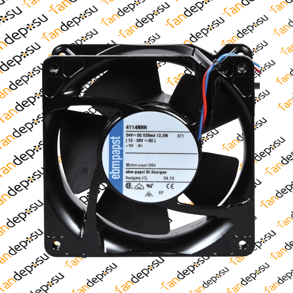 EBMPAPST 4114NHH  24V DC 120x120x38mm KOMPAKT FAN