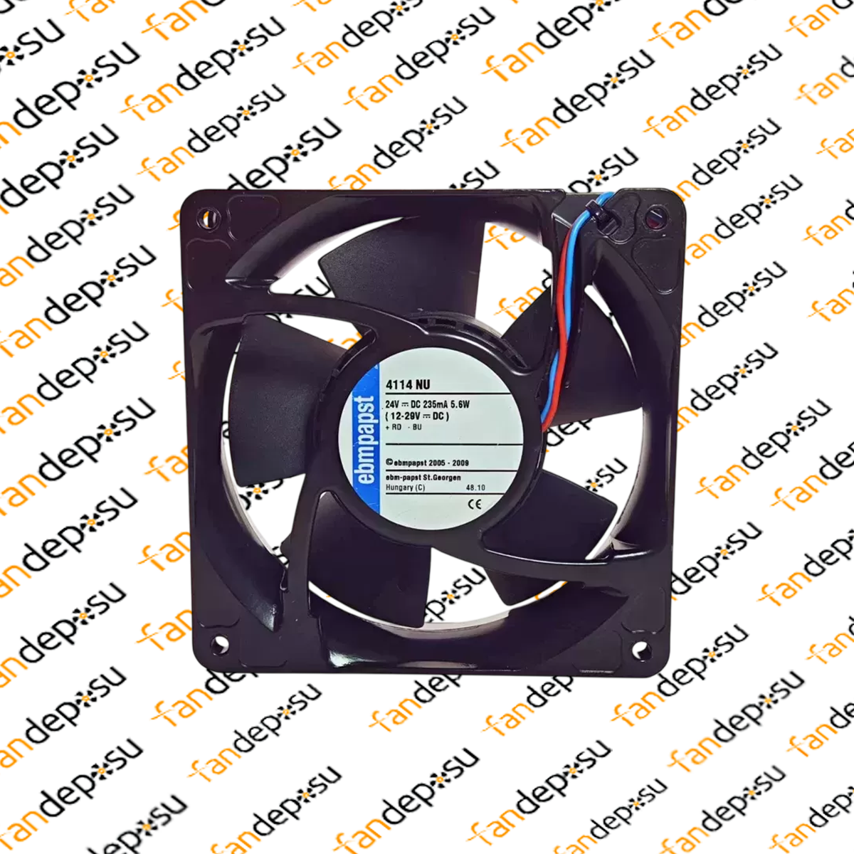 EBMPAPST 4114NU  24V DC 120x120x38mm KOMPAKT FAN