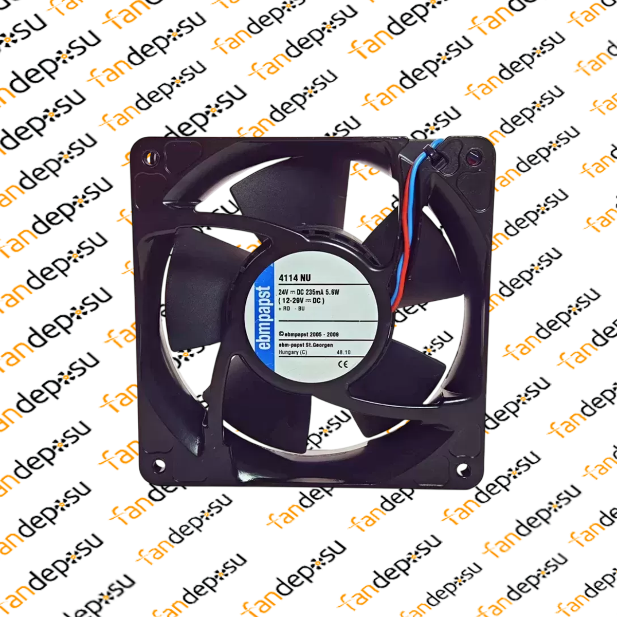 EBMPAPST 4114NU  24V DC 120x120x38mm FAN