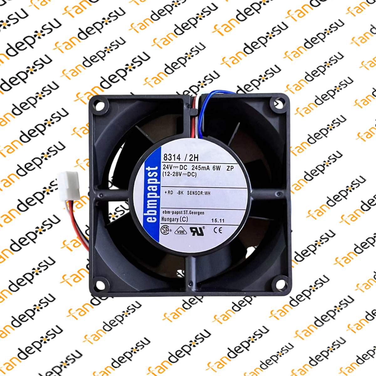 EBMPAPST 8314/2H  24V DC 80x80x32mm FAN