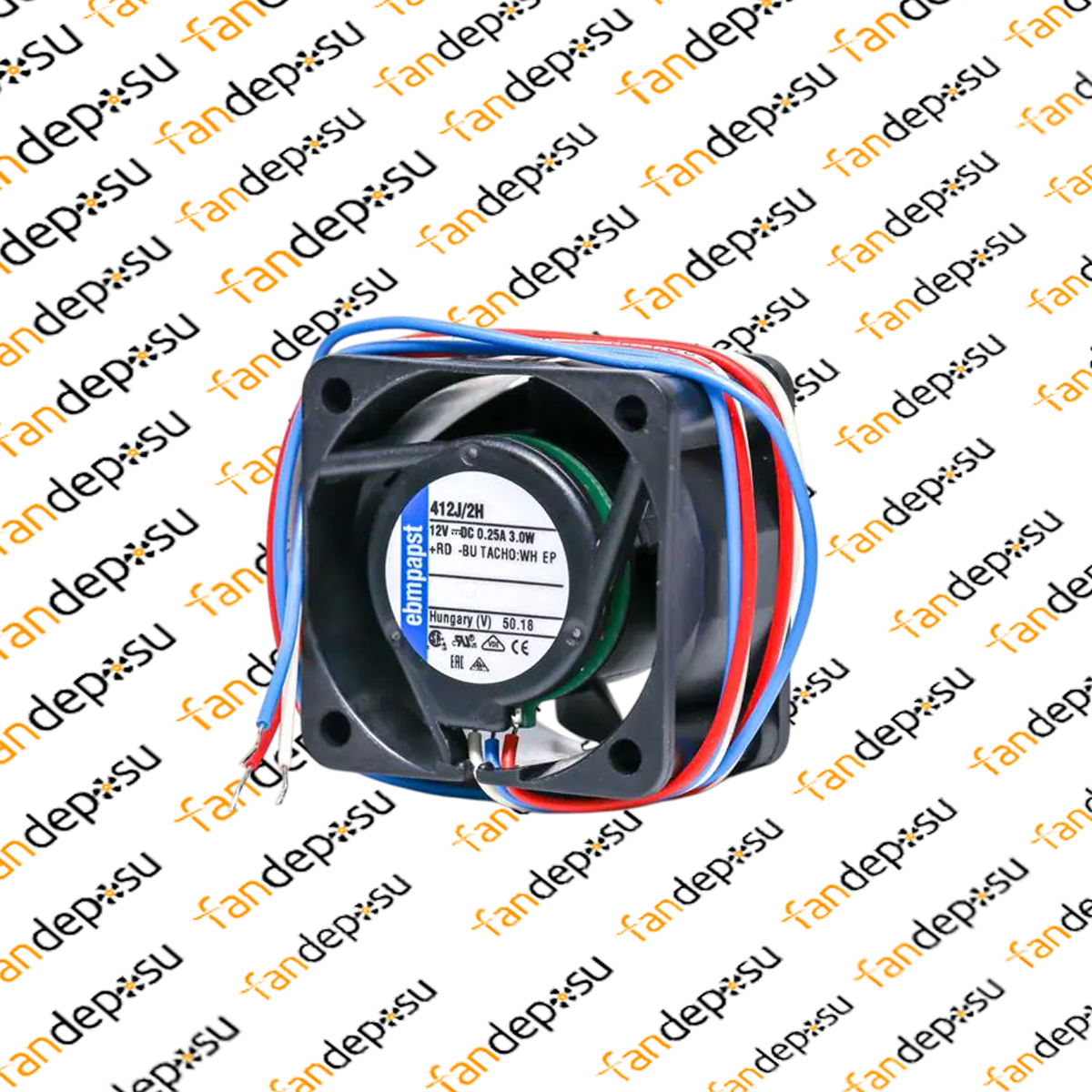 EBMPAPST 412J/2H 12V DC 40x40x25mm FAN