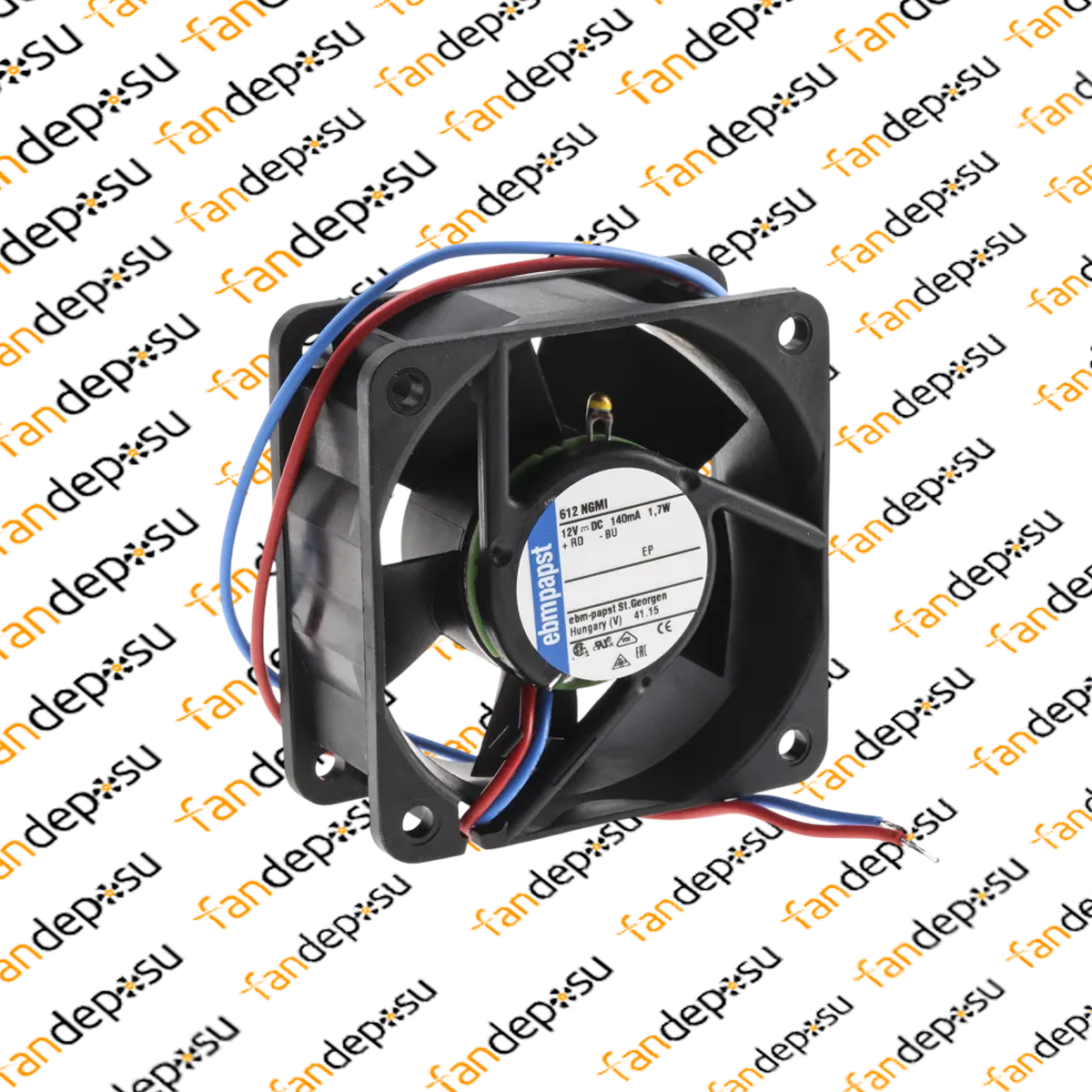 EBMPAPST 612NGMI  12V DC 60x60x25mm KOMPAKT FAN