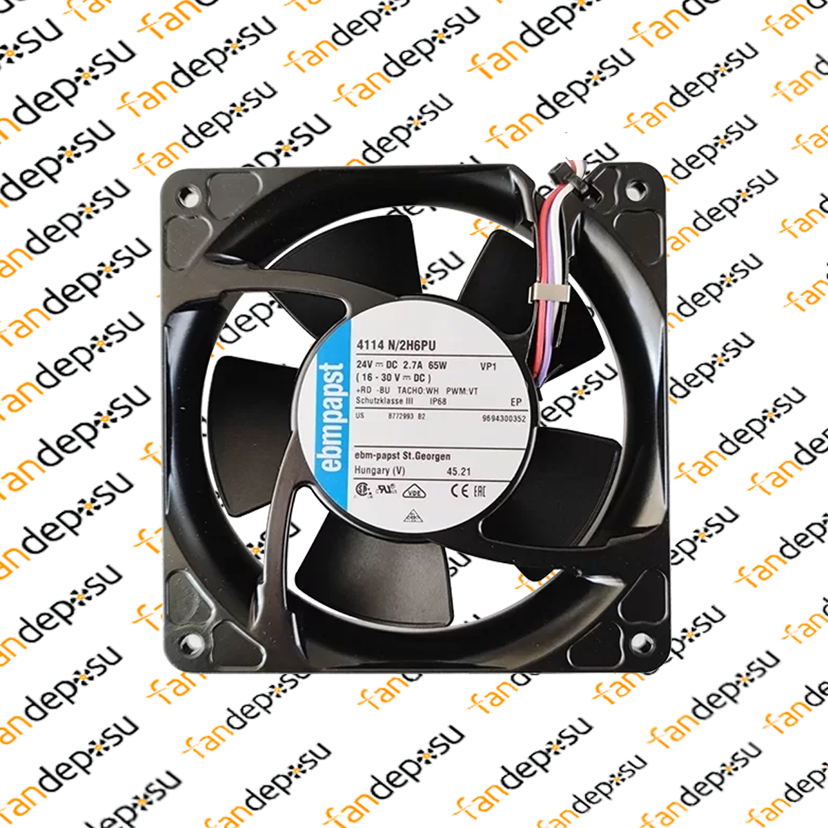 EBMPAPST 4114N/2HPU 24V DC 120x120x38mm FAN