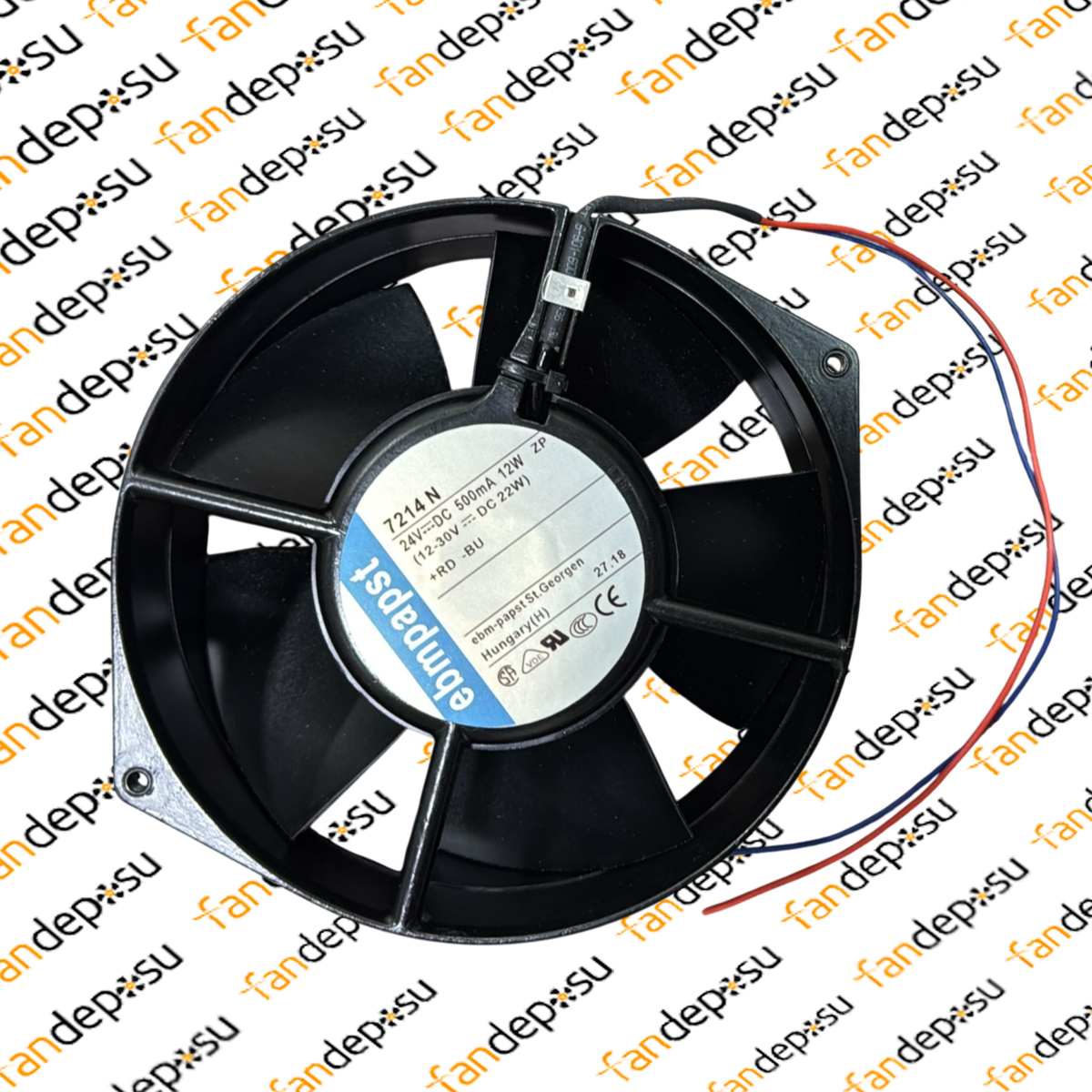 EBMPAPST  7214N 24V DC 150x150x55mm AKSİYEL FAN