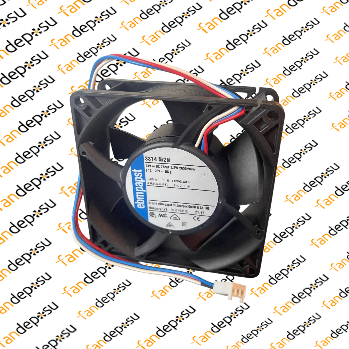 EBMPAPST 3314N/2N  24V DC 92x92x32mm AKSİYEL FAN