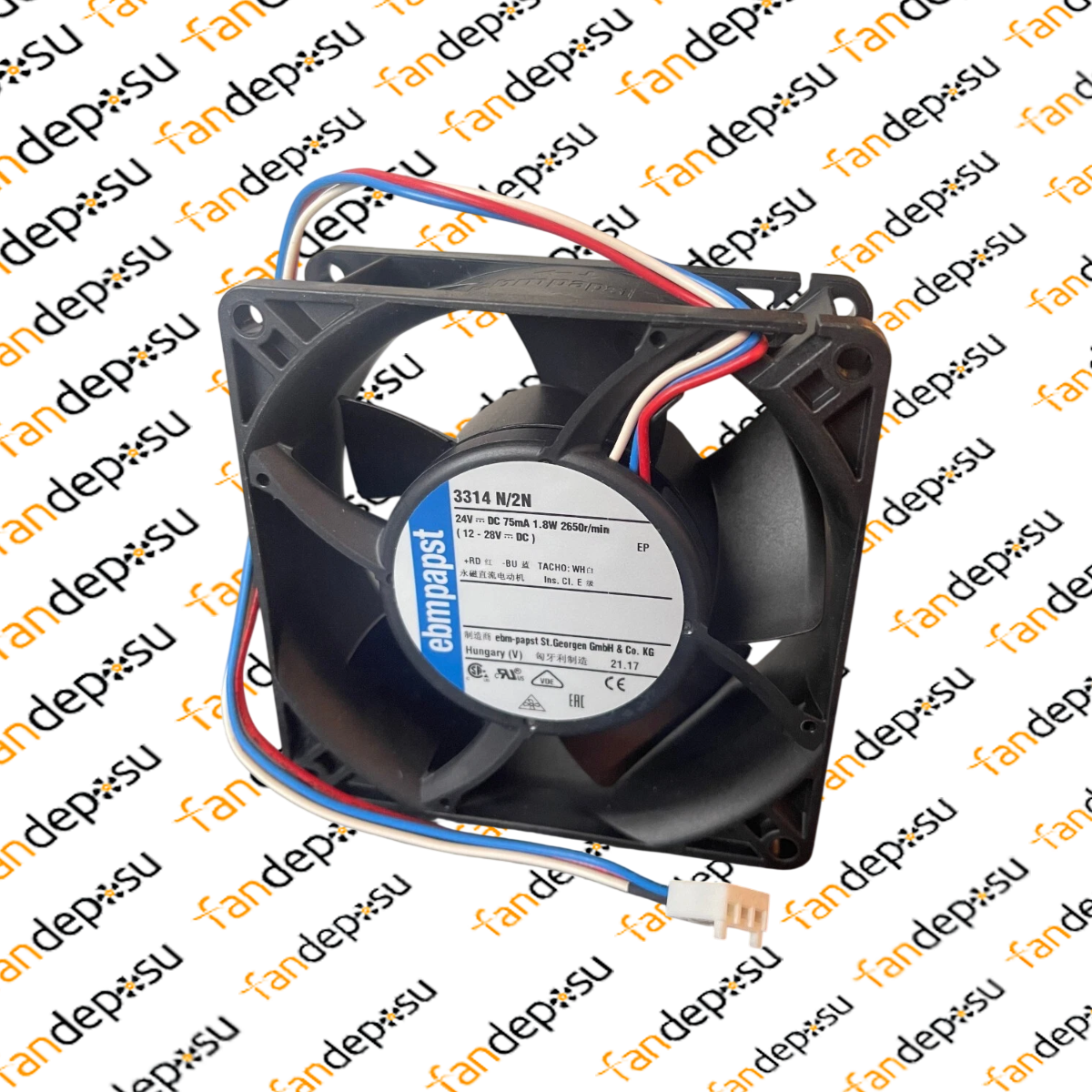 EBMPAPST 3314N/2N 24V DC 92x92x32mm FAN
