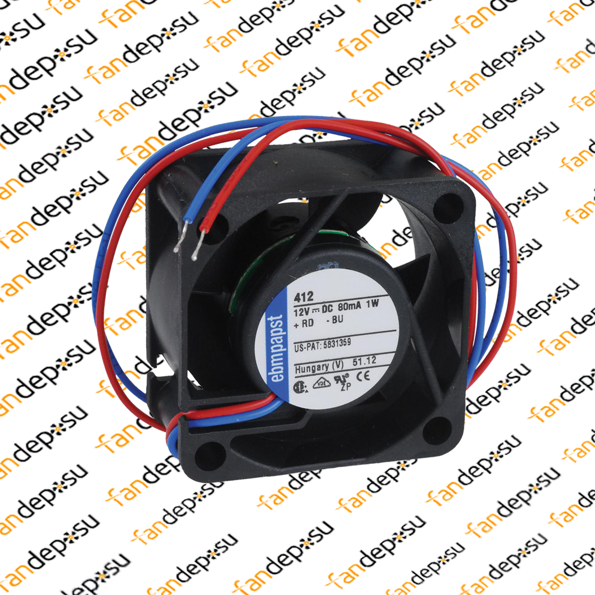 EBMPAPST 412  12V DC 40x40x20mm KOMPAKT FAN