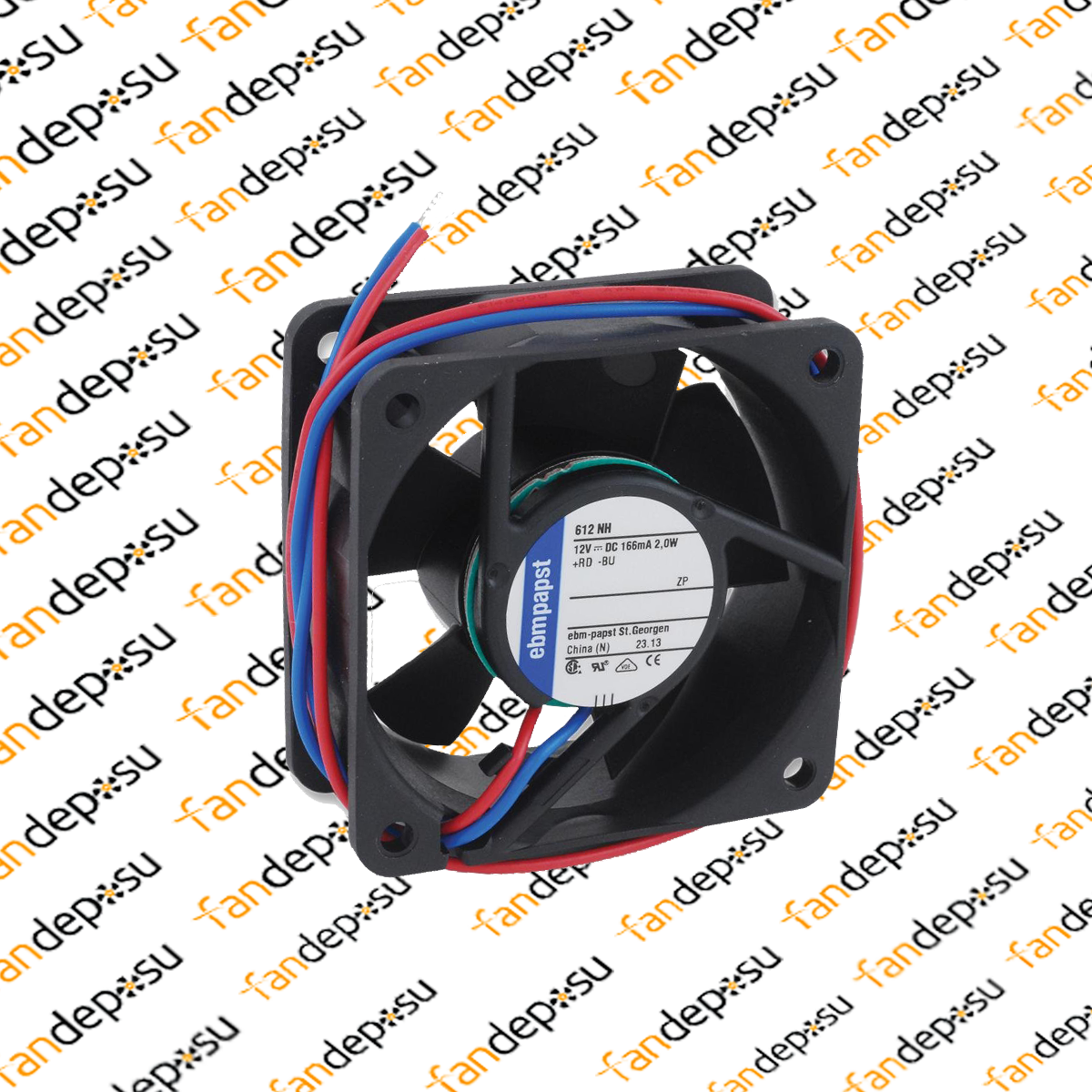 EBMPAPST 612NH  12V DC 60x60x25mm KOMPAKT FAN