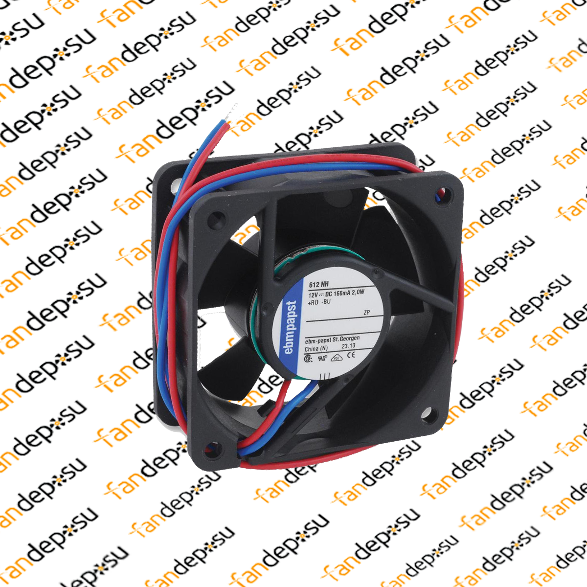 EBMPAPST 612NH 12V DC 60x60x25mm FAN