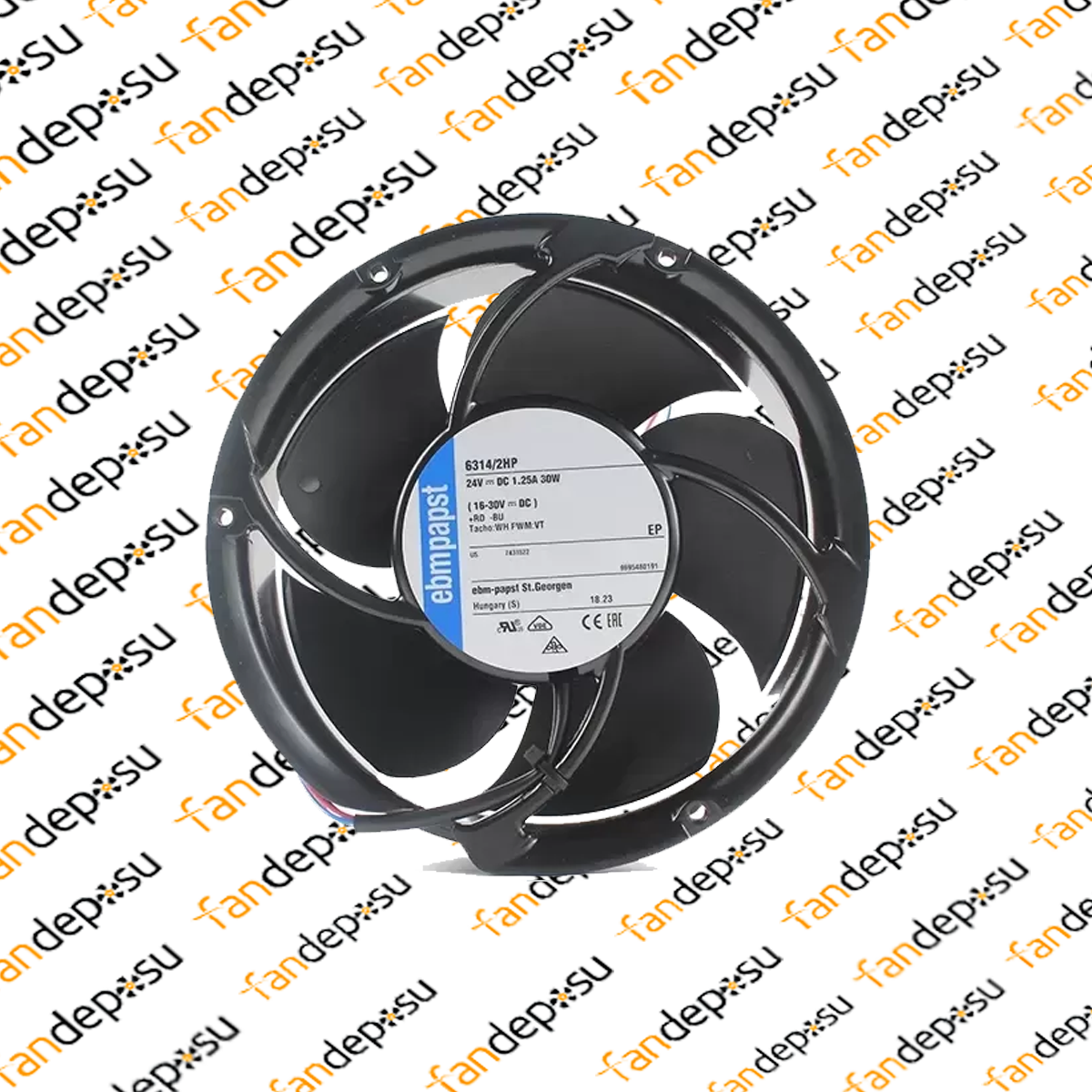 EBMPAPST 6314/2HP  24V DC  172x172x51mm AKSİYEL FAN