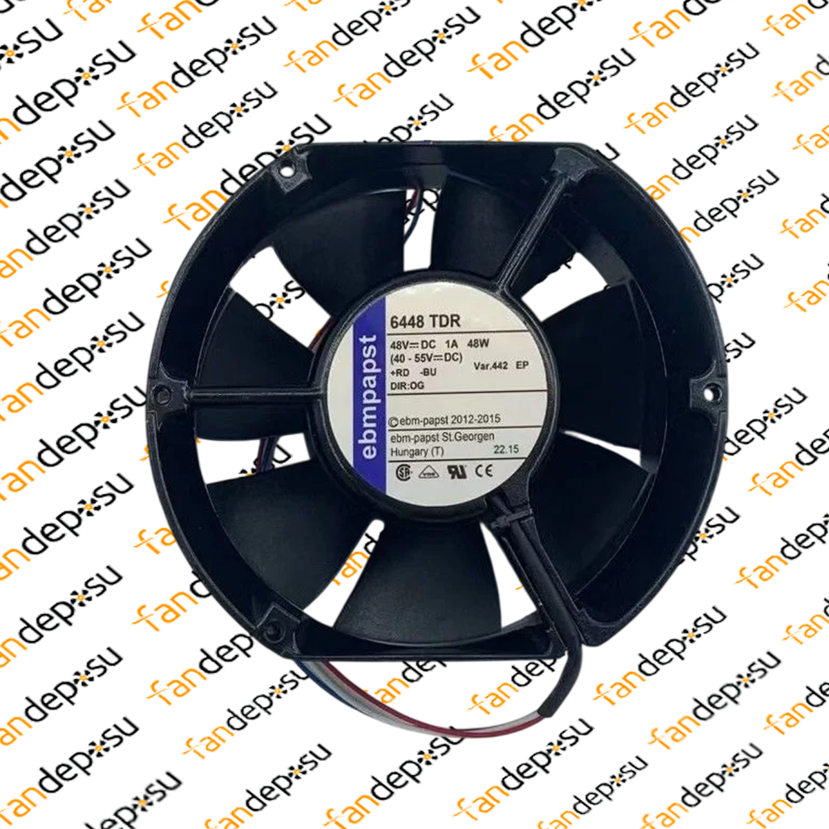 EBMPAPST 6448 TDR  48V DC 172x150x51mm FAN