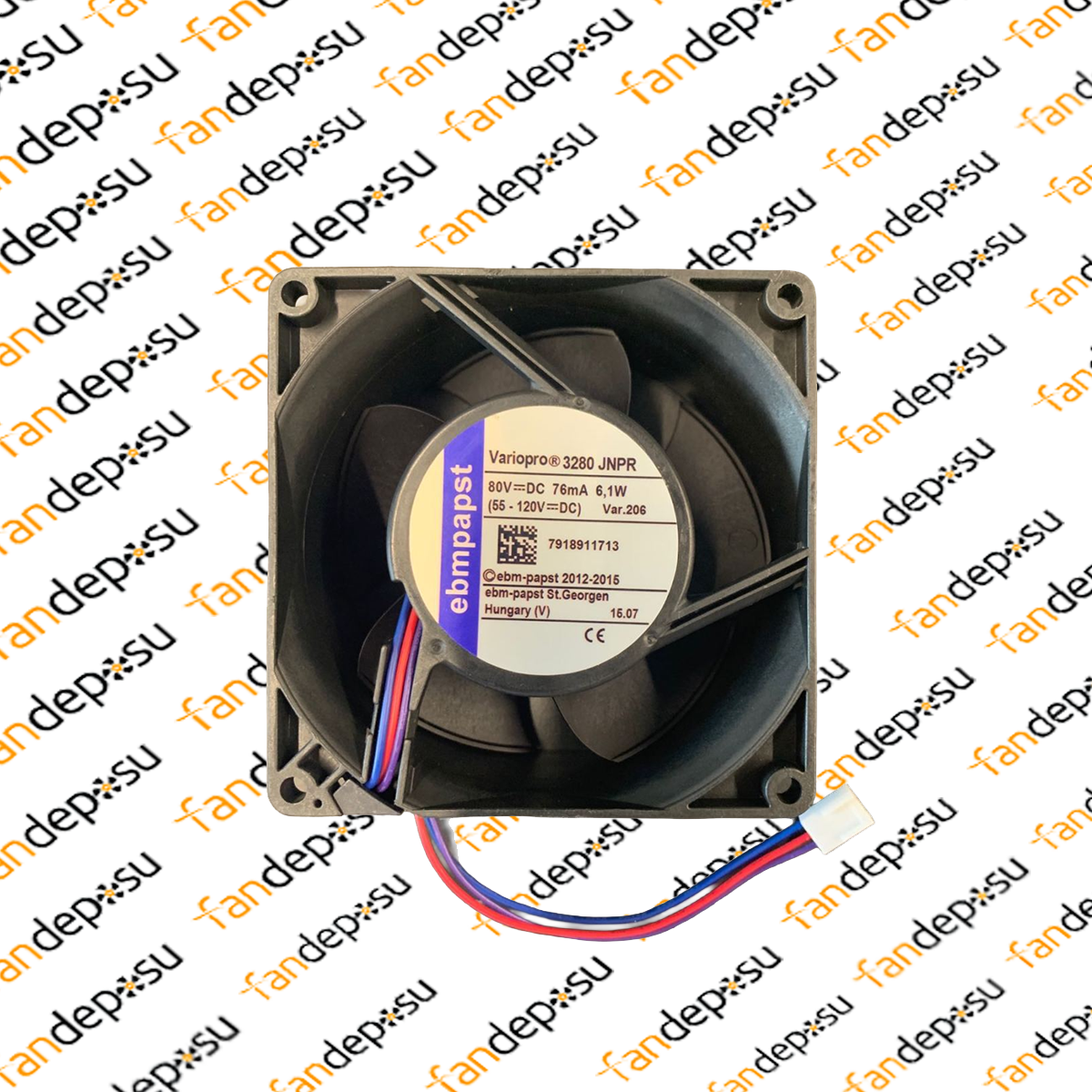EBMPAPST 3280JNPR  80V DC 92x92x38mm KOMPAKT FAN