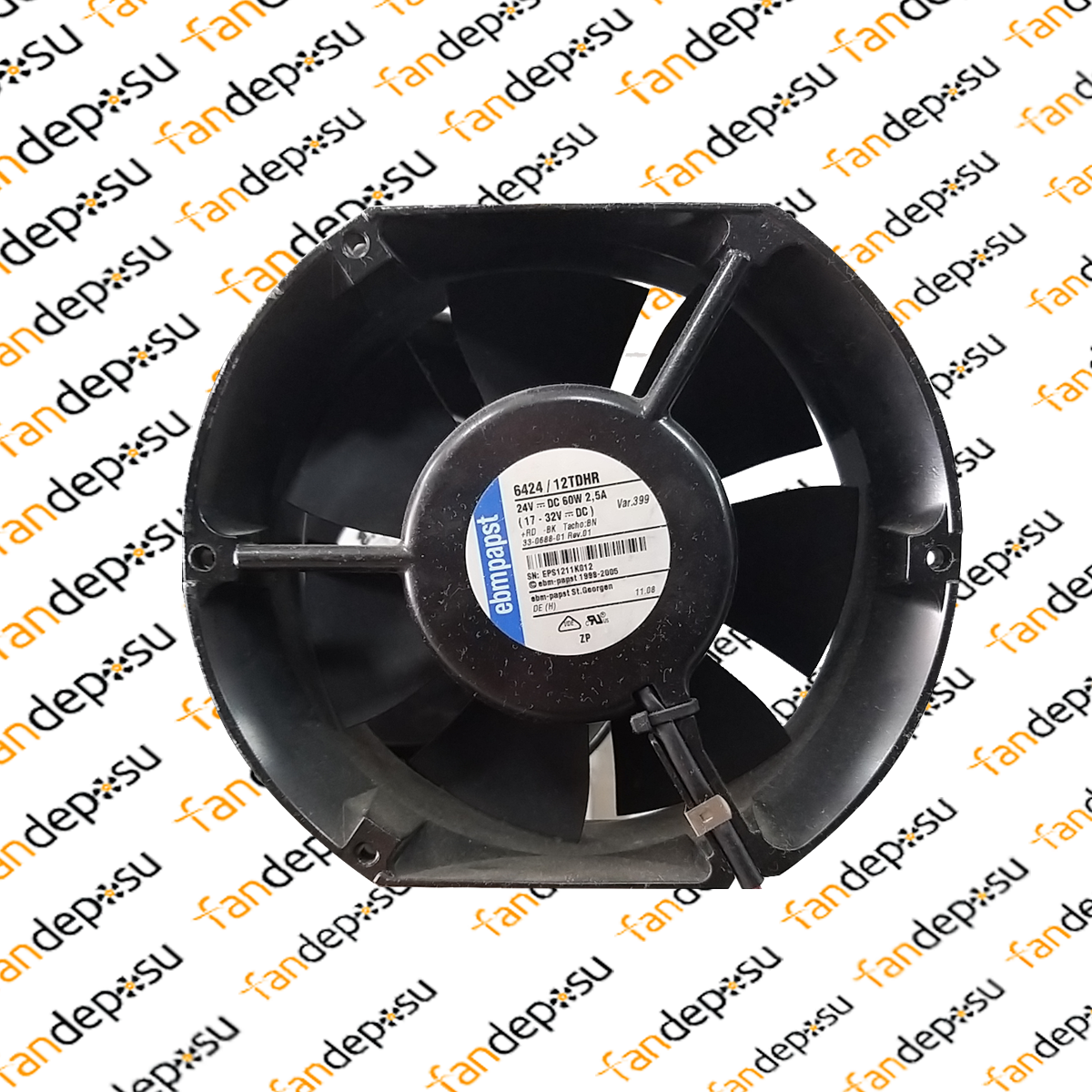 EBMPAPST 6424/12TDHR  24V DC 172x150x50mm KOMPAKT FAN