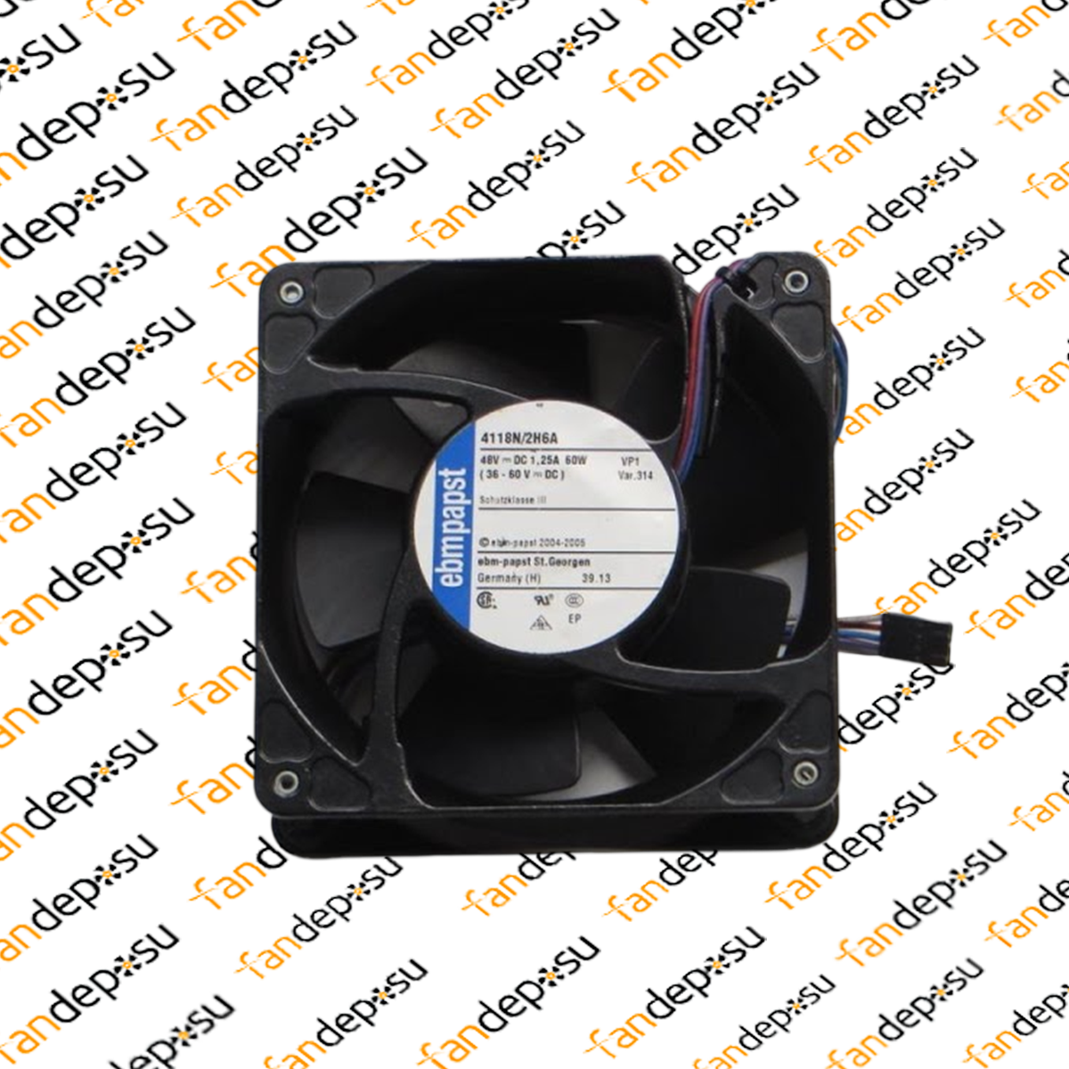 EBMPAPST 4118N/2H6A 48V DC 120x120x38mm FAN