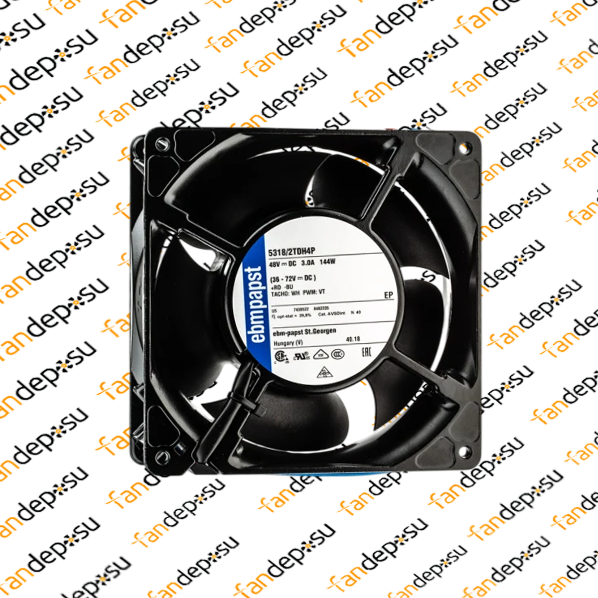 EBMPAPST 5318/2TDH4P 48V DC 140x140x51mm KOMPAKT FAN