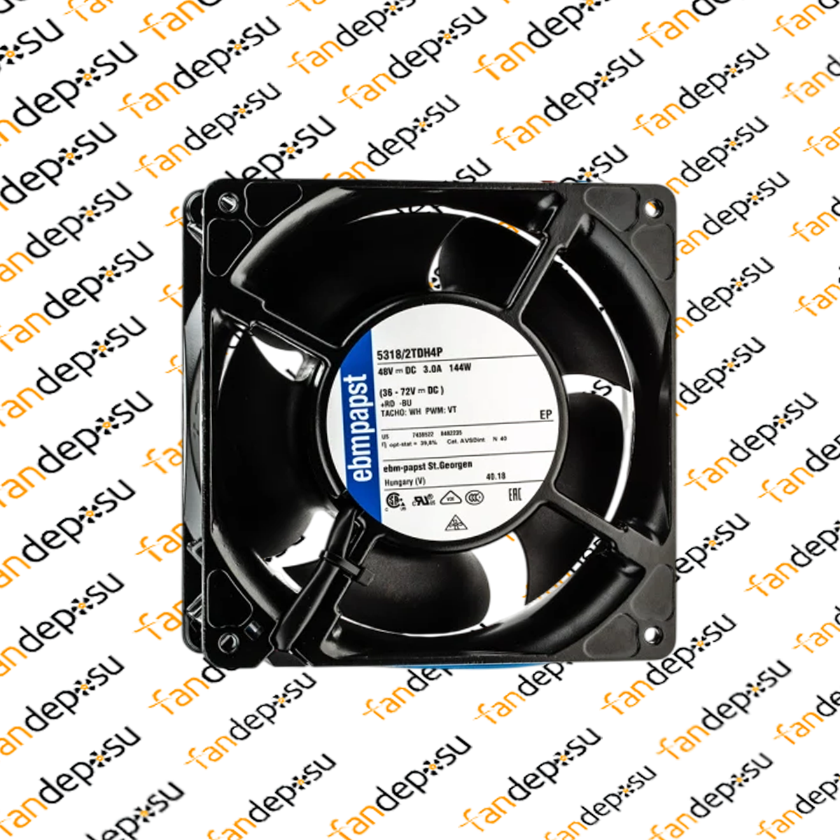 EBMPAPST 5318/2TDH4P 48V DC 140x140x51mm FAN