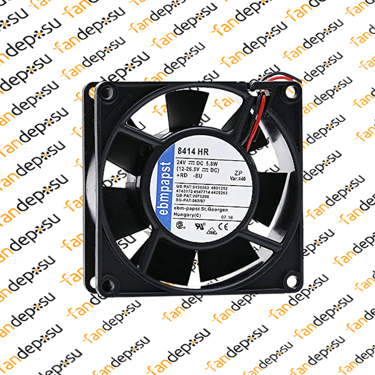 EBMPAPST 8414HR  24V DC 80x80x25mm KOMPAKT FAN