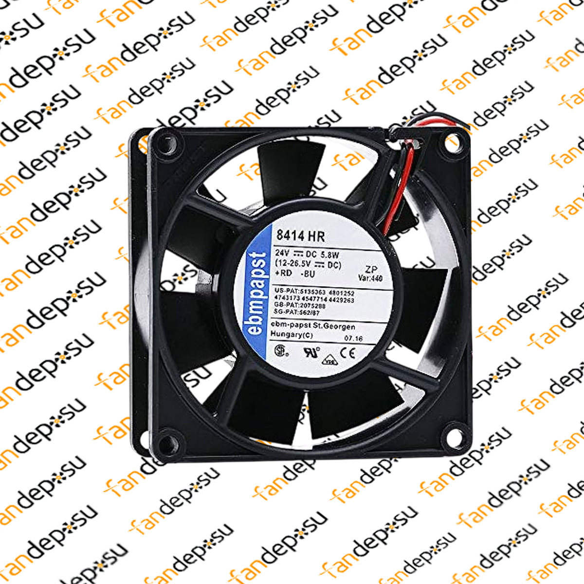 EBMPAPST 8414HR 24V DC 80x80x25mm FAN