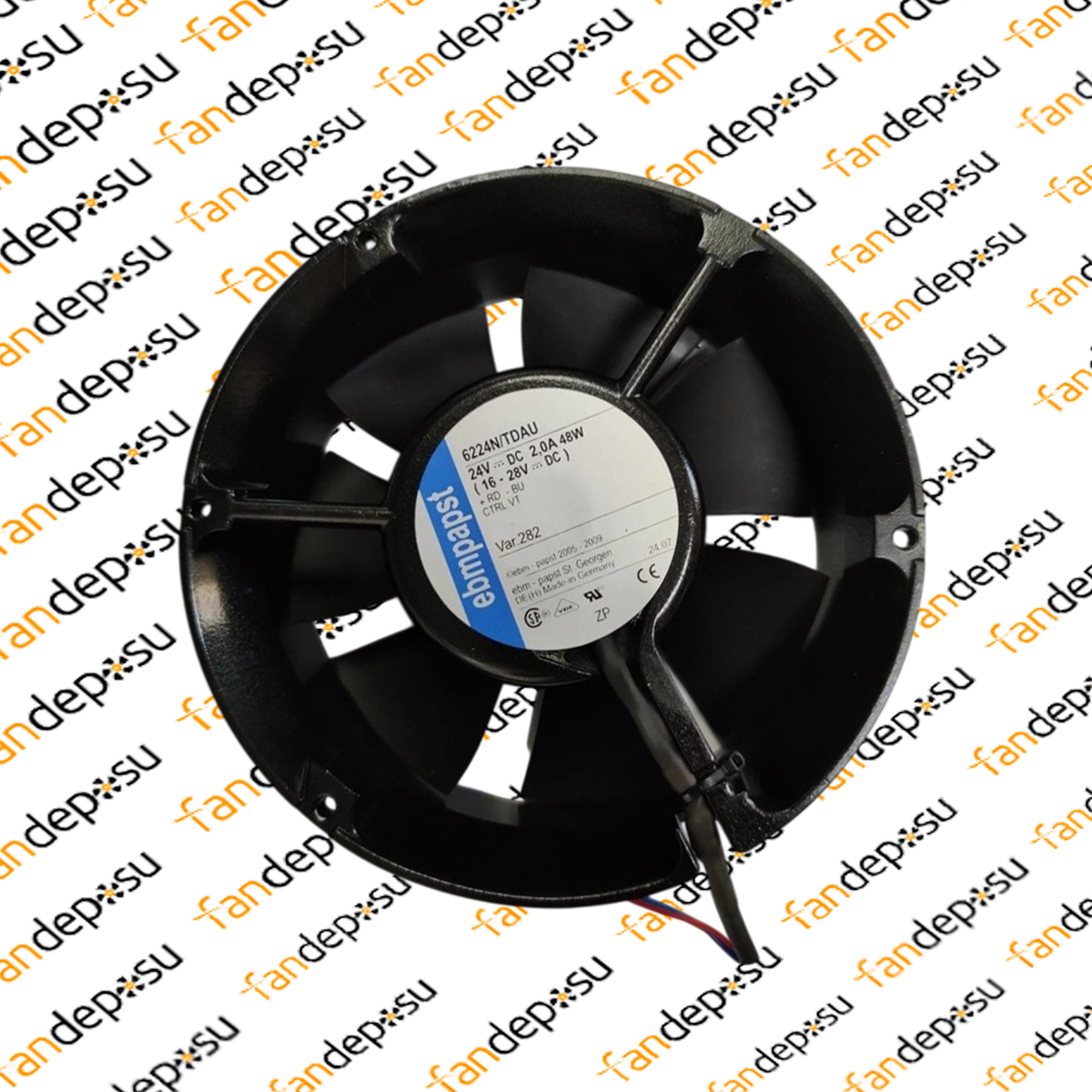 EBMPAPST 6224N/TDAU 24V DC 172x172x51mm FAN