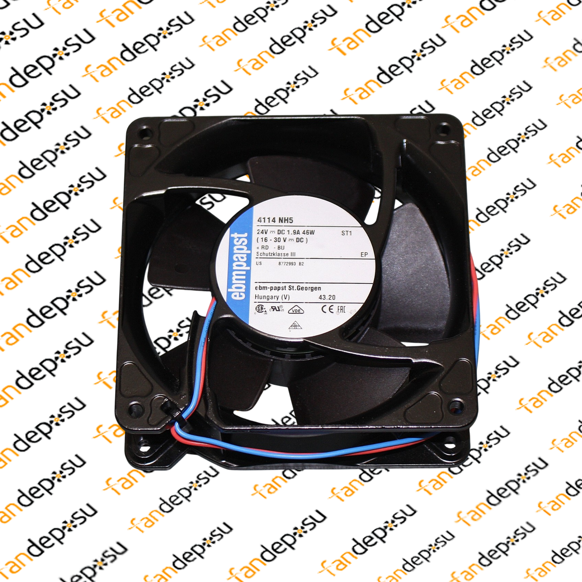 EBMPAPST 4114NH5 24V DC 120x120x38mm FAN