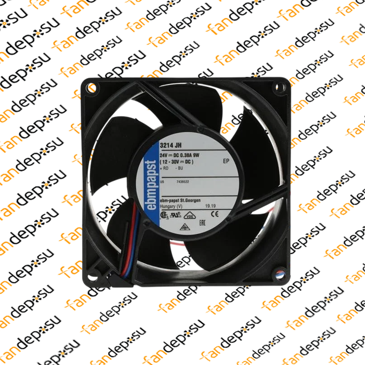EBMPAPST 3214JH 24V DC 92x92x38mm FAN