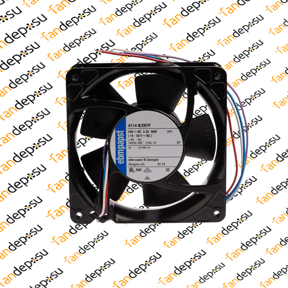 EBMPAPST 4114N/2H7P  24V DC 120x120x38mm KOMPAKT FAN