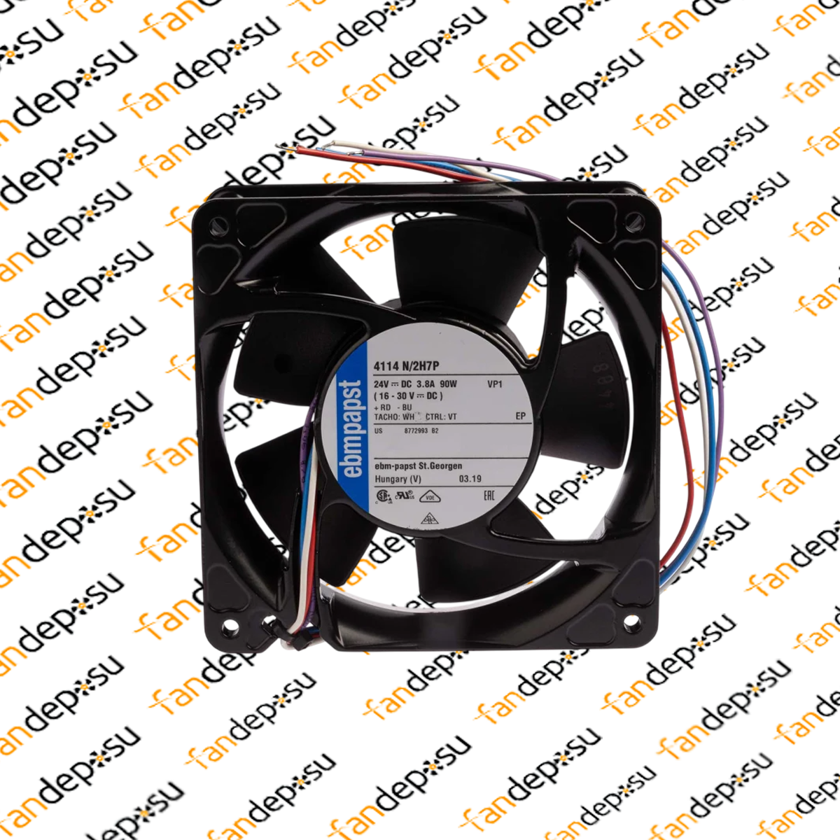 EBMPAPST 4114N/2H7P 24V DC 120x120x38mm FAN
