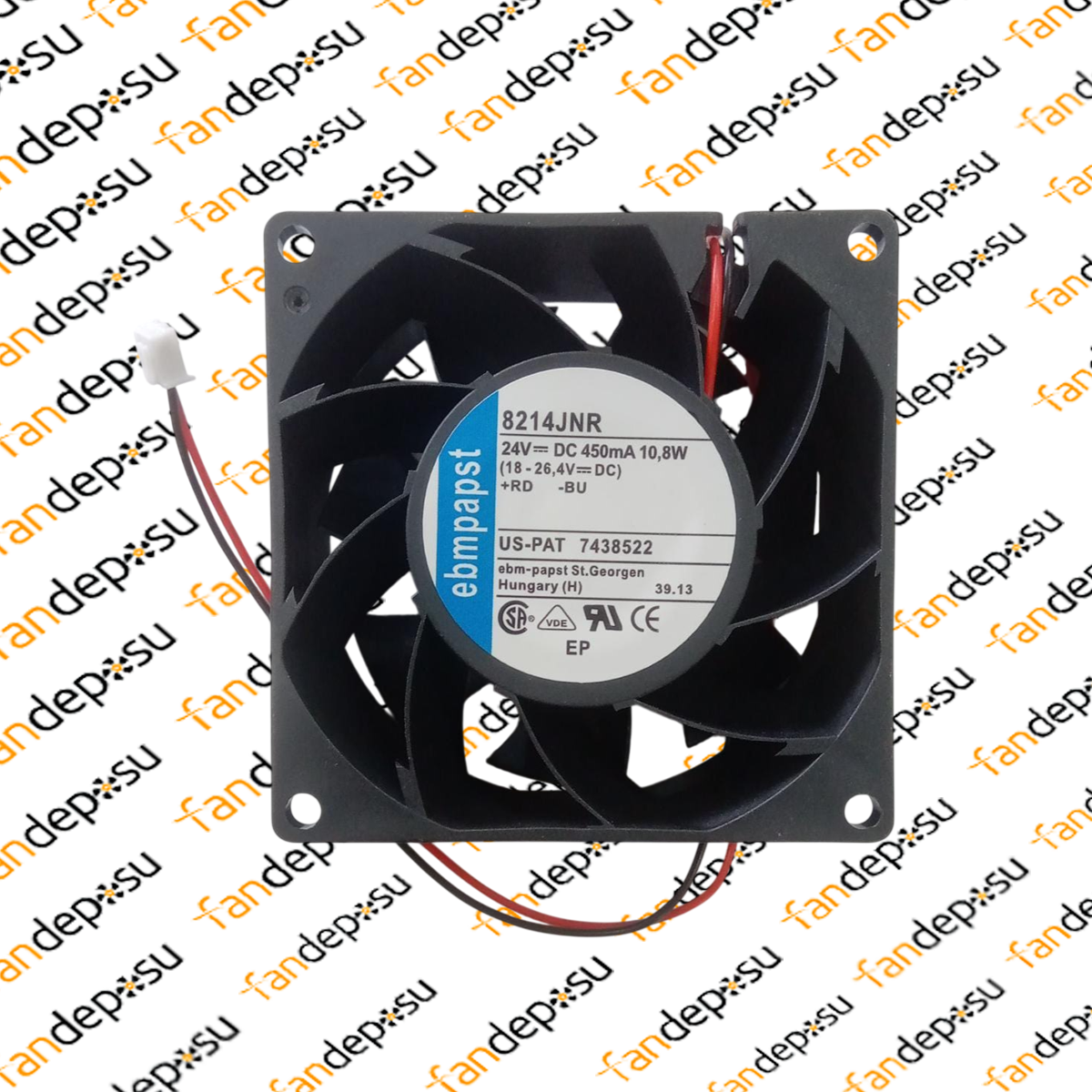 EBMPAPST 8214JNR  24V DC 80x80x38mm KOMPAKT FAN