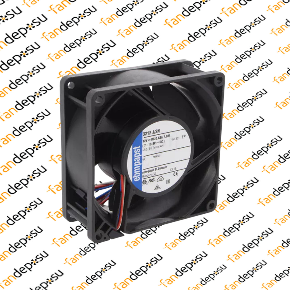 EBMPAPST 3212J/2N 12V DC 92x92x38mm FAN