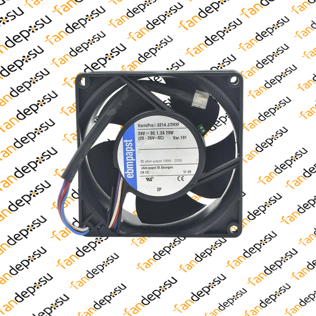 EBMPAPST 3214J/2H3F  24V DC  92x92x38mm KOMPAKT FAN