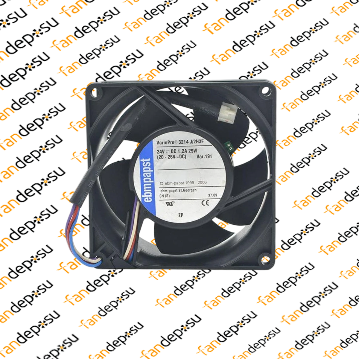 EBMPAPST 3214J/2H3F 24V DC 92x92x38mm FAN