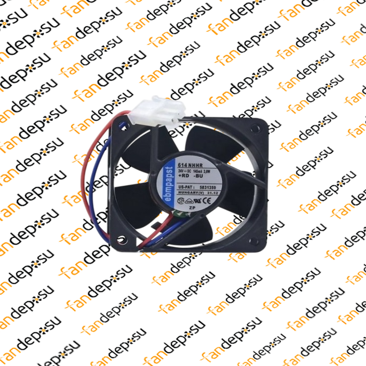 EBMPAPST 614NHHR 24V DC 60x60x25mm FAN