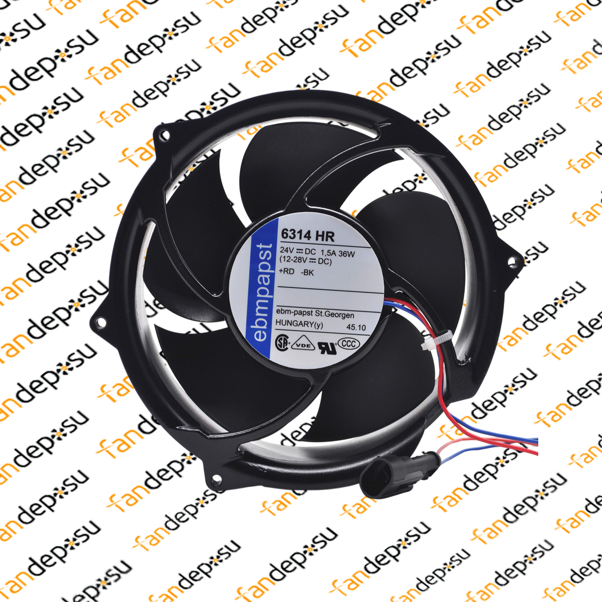 EBMPAPST 6314HR  24V DC 172x150x50mm  KOMPAKT FAN