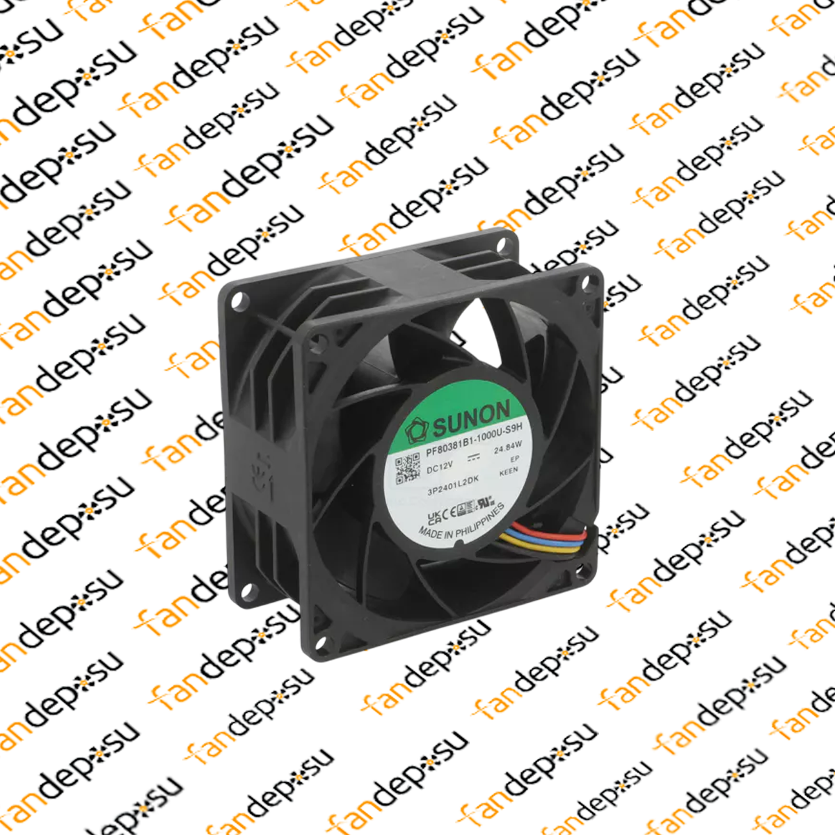 SUNON PF80381B1-1000U-S9H 80x80x38mm 12V DC FAN