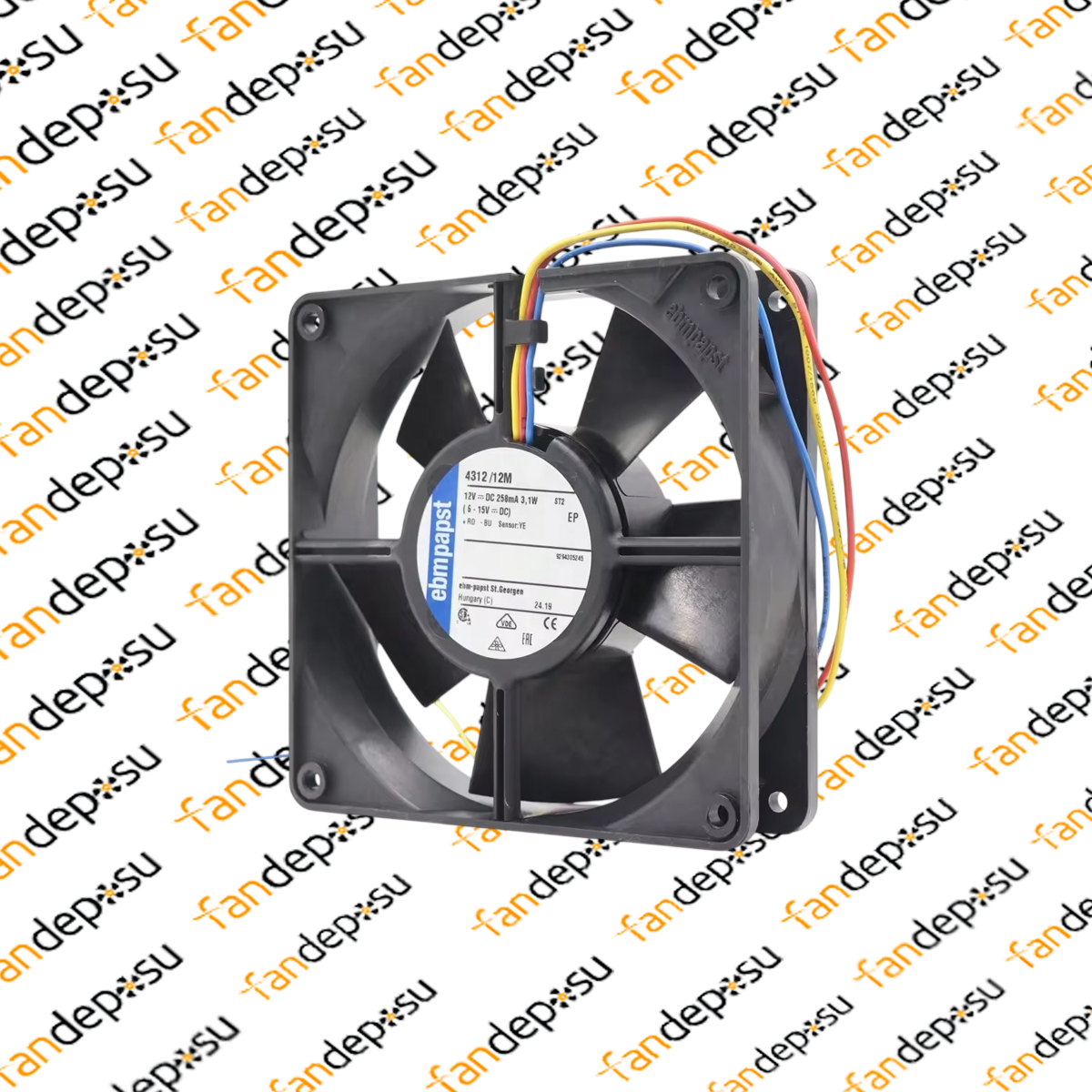 EBMPAPST 4312/12M 120x120x32mm 12V DC FAN