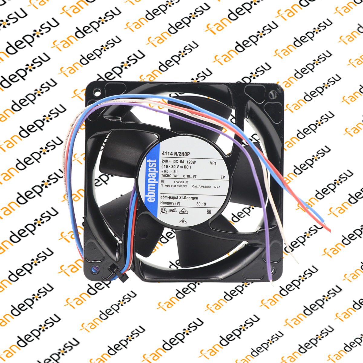 EBMPAPST 4114N/2H8P 120x120x38mm 24V DC FAN
