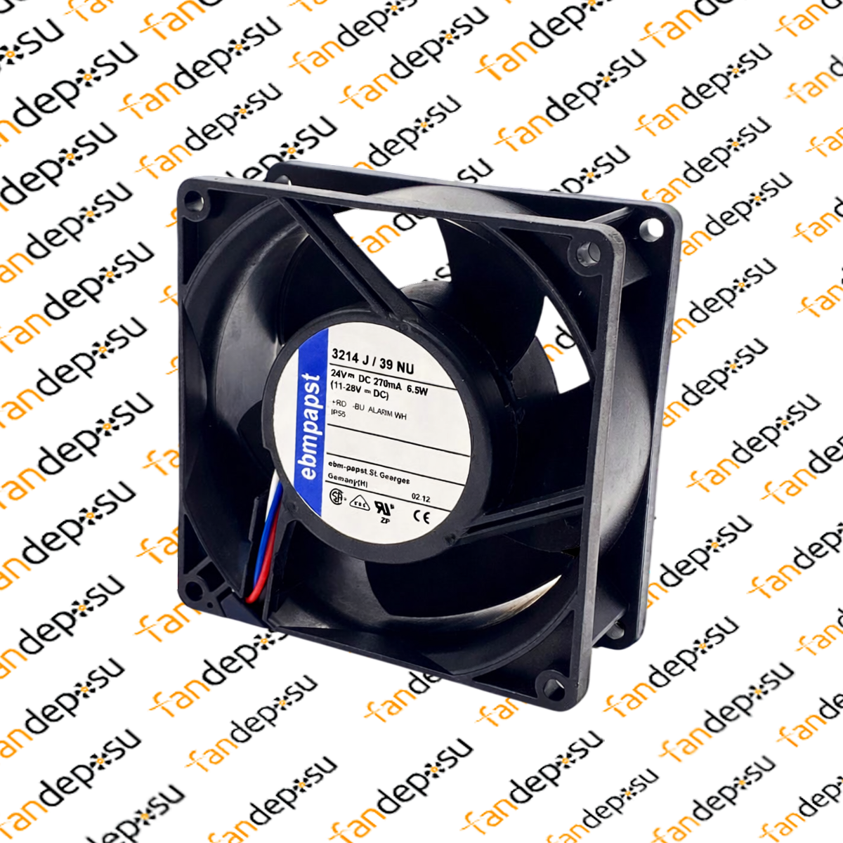 EBMPAPST 3214J/39NU 92x92x38mm 24V DC FAN